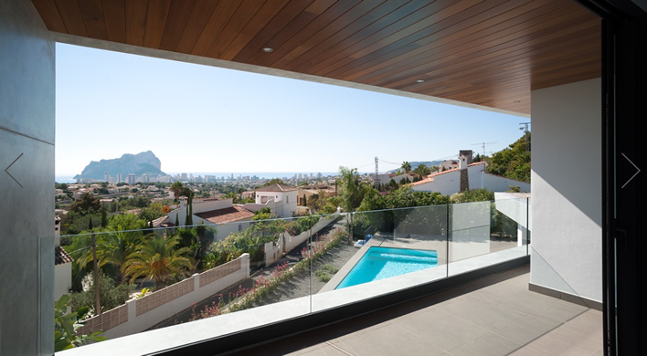 Modern style villa with sea views in Gran Sol Calpe